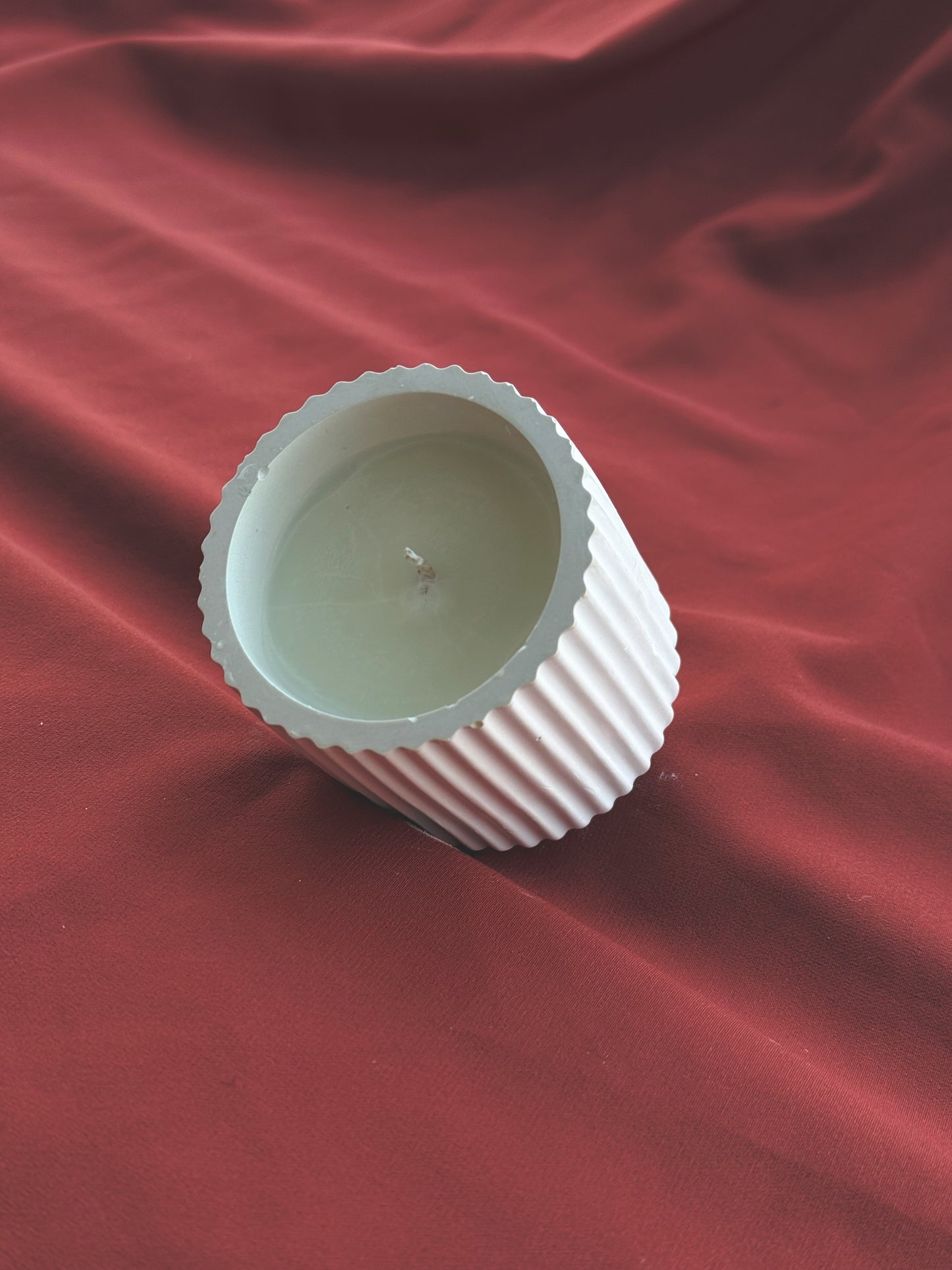 Handmade Jesmonite Candle