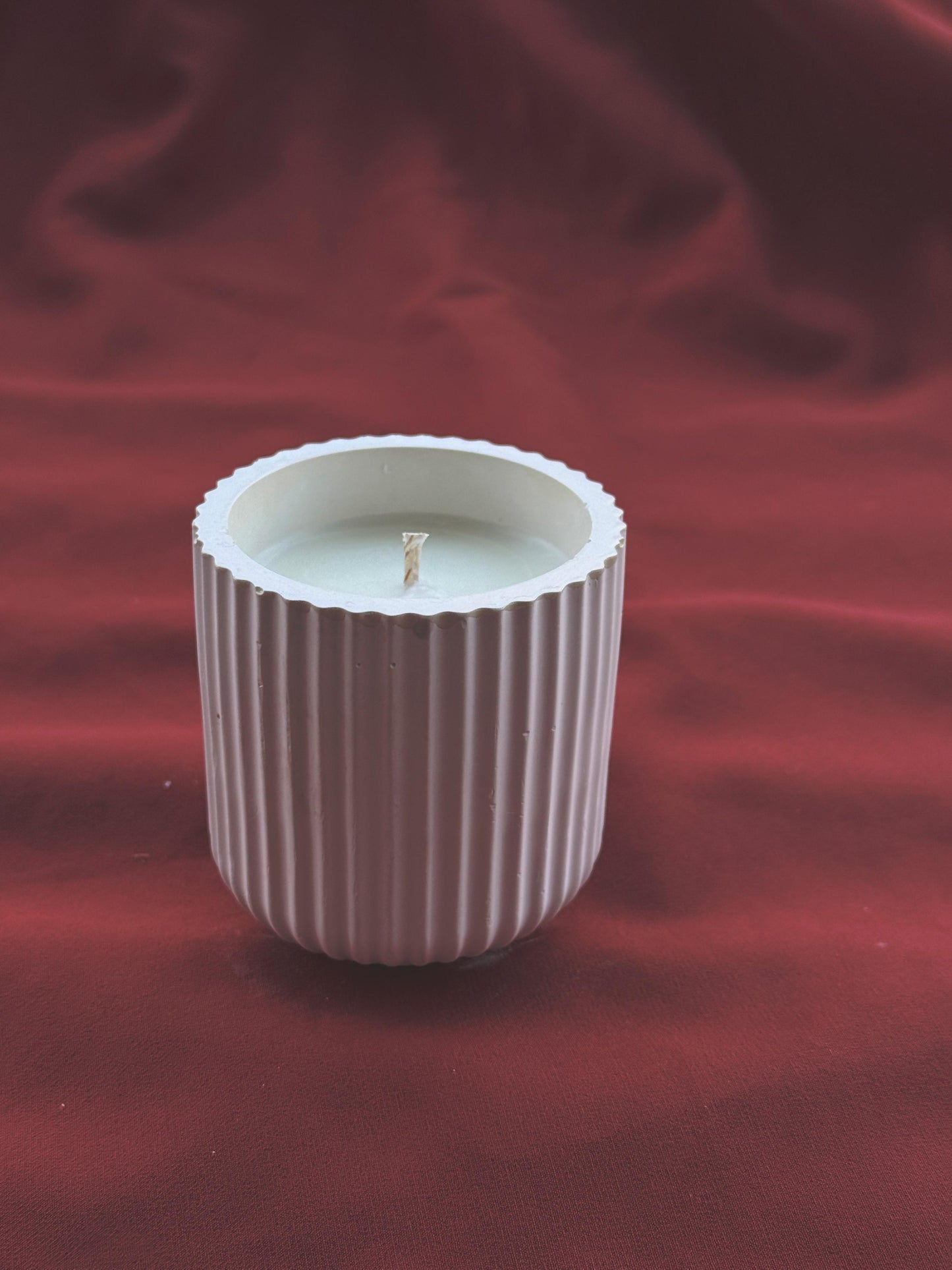 Handmade Jesmonite Candle